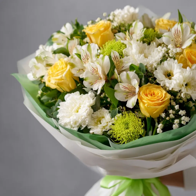 Букет с альстромериями &laquo;Мелодия лета&raquo;