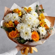 Букет с хризантемами &laquo;Симфония сентября&raquo; 0