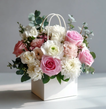 Композиция в сумочке «Нежность с собой»