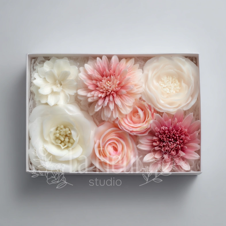 Набор цветов из мыла &laquo;Нежный рассвет&raquo;