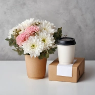 Подарочный набор с кофе &laquo;Цветочный латте&raquo; 0