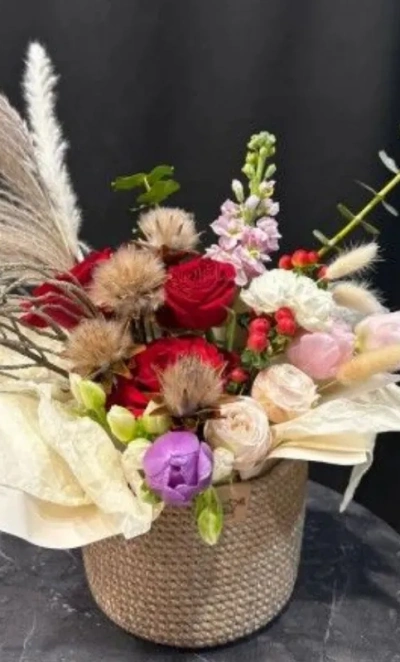 Цветочная композиция  «Нежное прикосновение»