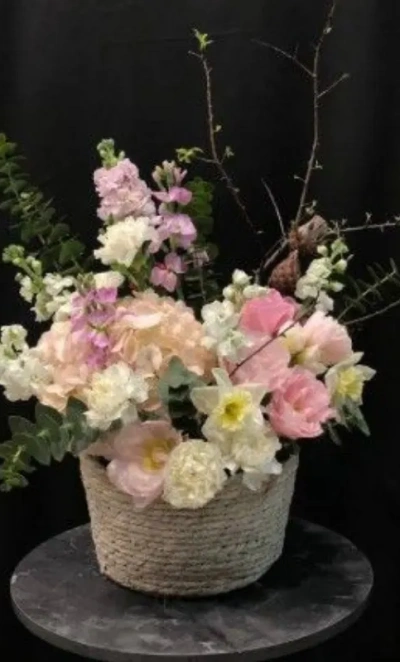 Цветочная композиция  «Деликатное кружево»