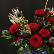 Цветочная композиция из роз &laquo;Сладкий ноябрь&raquo; 1