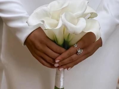 Свадебный букет из калл