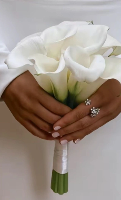 Свадебный букет из калл