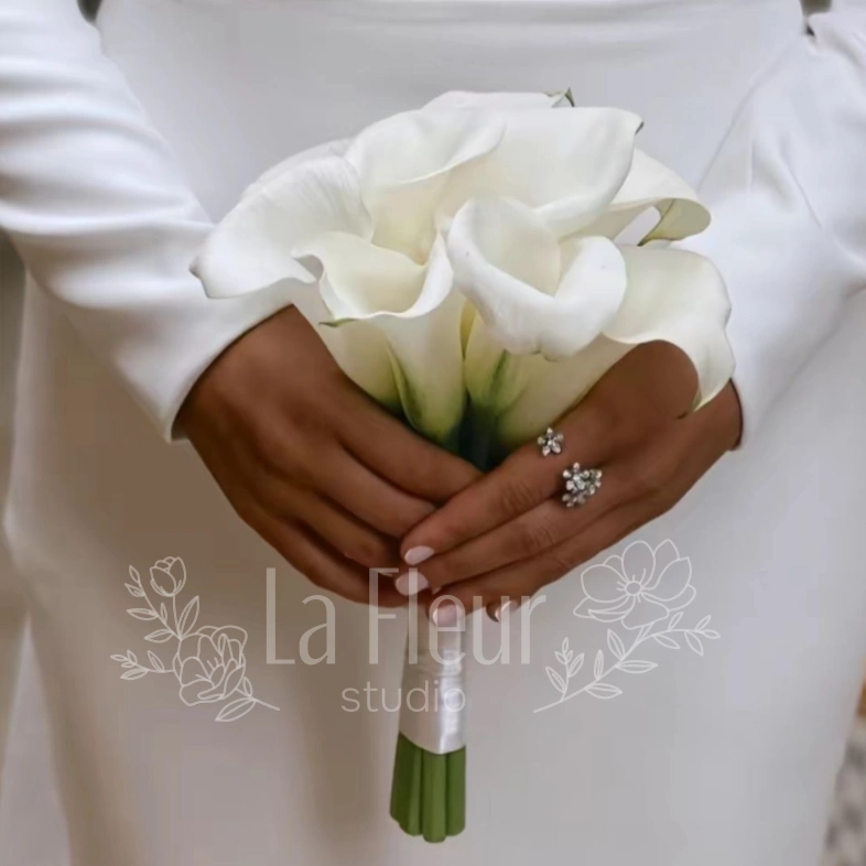 Свадебный букет из калл