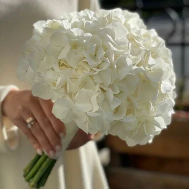 Свадебный букет из гортензии