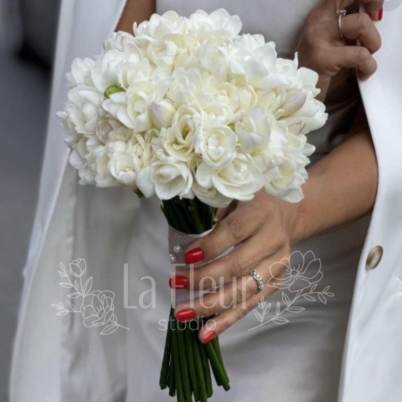 Свадебный букет &laquo;Белоснежный&raquo;